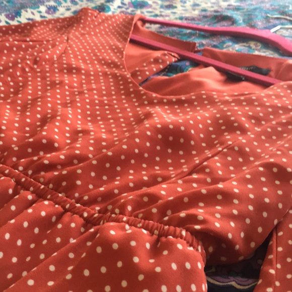 Red & White Polka Dot Dress - Picture 3 of 8